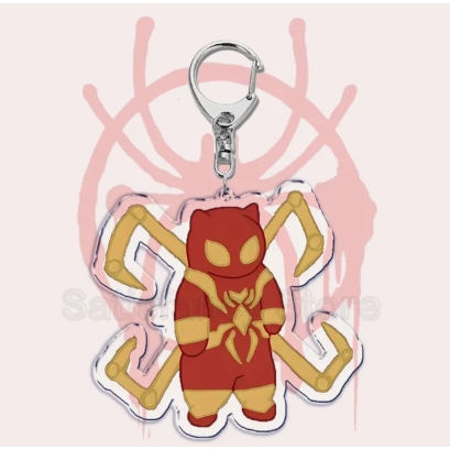 Cute Punk Spider Cat Warrior Keychain Invincible Superhero Keychain Móc Khóa In Theo Yêu Cầu, Chất Liệu Mica Trong Suốt In 2 Mặt , Dày 4mm 7 Cute Punk Spider Cat Warrior Keychain Invincible Superhero Keychain Móc Khóa In Theo Yêu Cầu, Chất Liệu Mica Trong Suốt In 2 Mặt , Dày 4mm - Ảnh 7