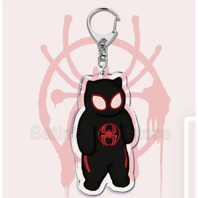 Cute Punk Spider Cat Warrior Keychain Invincible Superhero Keychain Móc Khóa In Theo Yêu Cầu, Chất Liệu Mica Trong Suốt In 2 Mặt , Dày 4mm 9 Cute Punk Spider Cat Warrior Keychain Invincible Superhero Keychain Móc Khóa In Theo Yêu Cầu, Chất Liệu Mica Trong Suốt In 2 Mặt , Dày 4mm - Ảnh 9