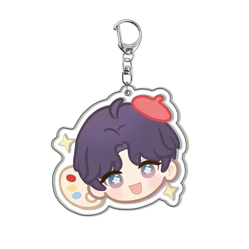 Cute Stylus Love And Deepspace Mica Keychain Cartoon Zayne Caleb Keyring For Backpack Fans Móc Khóa In Theo Yêu Cầu, Chất Liệu Mica Trong Suốt In 2 Mặt , Dày 4mm 2 Cute Stylus Love And Deepspace Mica Keychain Cartoon Zayne Caleb Keyring For Backpack Fans Móc Khóa In Theo Yêu Cầu, Chất Liệu Mica Trong Suốt In 2 Mặt , Dày 4mm - Ảnh 2