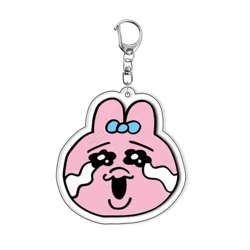 Cute Underpants-rabbit Pink Rabbit Lic Key Chain Cartoon Animal Hanging Face Keychain Móc Khóa In Theo Yêu Cầu, Chất Liệu Mica Trong Suốt In 2 Mặt , Dày 4mm 2 Cute Underpants-rabbit Pink Rabbit Lic Key Chain Cartoon Animal Hanging Face Keychain Móc Khóa In Theo Yêu Cầu, Chất Liệu Mica Trong Suốt In 2 Mặt , Dày 4mm - Ảnh 2