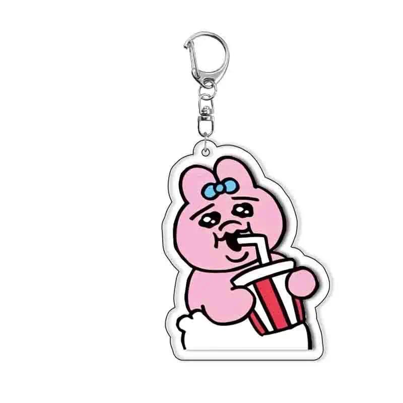 Cute Underpants-rabbit Pink Rabbit Lic Key Chain Cartoon Animal Hanging Face Keychain Móc Khóa In Theo Yêu Cầu, Chất Liệu Mica Trong Suốt In 2 Mặt , Dày 4mm 12 Cute Underpants-rabbit Pink Rabbit Lic Key Chain Cartoon Animal Hanging Face Keychain Móc Khóa In Theo Yêu Cầu, Chất Liệu Mica Trong Suốt In 2 Mặt , Dày 4mm - Ảnh 12