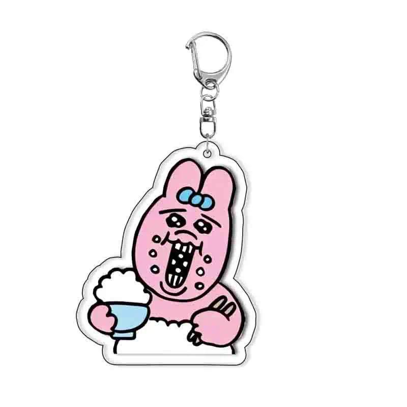 Cute Underpants-rabbit Pink Rabbit Lic Key Chain Cartoon Animal Hanging Face Keychain Móc Khóa In Theo Yêu Cầu, Chất Liệu Mica Trong Suốt In 2 Mặt , Dày 4mm 13 Cute Underpants-rabbit Pink Rabbit Lic Key Chain Cartoon Animal Hanging Face Keychain Móc Khóa In Theo Yêu Cầu, Chất Liệu Mica Trong Suốt In 2 Mặt , Dày 4mm - Ảnh 13