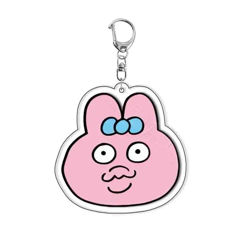 Cute Underpants-rabbit Pink Rabbit Lic Key Chain Cartoon Animal Hanging Face Keychain Móc Khóa In Theo Yêu Cầu, Chất Liệu Mica Trong Suốt In 2 Mặt , Dày 4mm 3 Cute Underpants-rabbit Pink Rabbit Lic Key Chain Cartoon Animal Hanging Face Keychain Móc Khóa In Theo Yêu Cầu, Chất Liệu Mica Trong Suốt In 2 Mặt , Dày 4mm - Ảnh 3