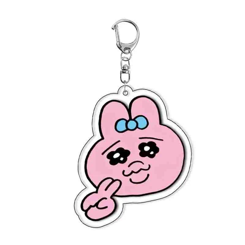 Cute Underpants-rabbit Pink Rabbit Lic Key Chain Cartoon Animal Hanging Face Keychain Móc Khóa In Theo Yêu Cầu, Chất Liệu Mica Trong Suốt In 2 Mặt , Dày 4mm 4 Cute Underpants-rabbit Pink Rabbit Lic Key Chain Cartoon Animal Hanging Face Keychain Móc Khóa In Theo Yêu Cầu, Chất Liệu Mica Trong Suốt In 2 Mặt , Dày 4mm - Ảnh 4
