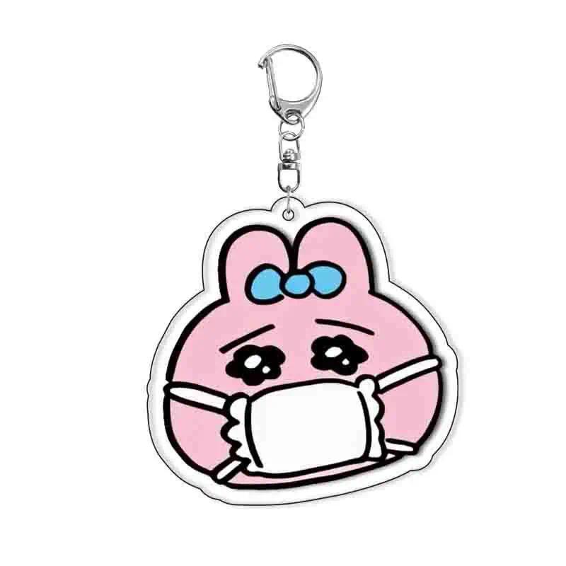 Cute Underpants-rabbit Pink Rabbit Lic Key Chain Cartoon Animal Hanging Face Keychain Móc Khóa In Theo Yêu Cầu, Chất Liệu Mica Trong Suốt In 2 Mặt , Dày 4mm 7 Cute Underpants-rabbit Pink Rabbit Lic Key Chain Cartoon Animal Hanging Face Keychain Móc Khóa In Theo Yêu Cầu, Chất Liệu Mica Trong Suốt In 2 Mặt , Dày 4mm - Ảnh 7