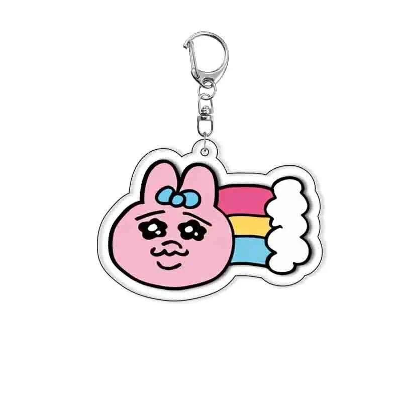 Cute Underpants-rabbit Pink Rabbit Lic Key Chain Cartoon Animal Hanging Face Keychain Móc Khóa In Theo Yêu Cầu, Chất Liệu Mica Trong Suốt In 2 Mặt , Dày 4mm 8 Cute Underpants-rabbit Pink Rabbit Lic Key Chain Cartoon Animal Hanging Face Keychain Móc Khóa In Theo Yêu Cầu, Chất Liệu Mica Trong Suốt In 2 Mặt , Dày 4mm - Ảnh 8