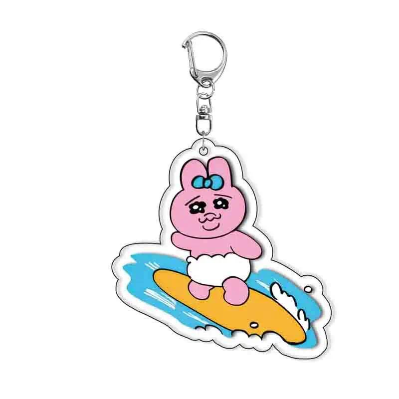 Cute Underpants-rabbit Pink Rabbit Lic Key Chain Cartoon Animal Hanging Face Keychain Móc Khóa In Theo Yêu Cầu, Chất Liệu Mica Trong Suốt In 2 Mặt , Dày 4mm 9 Cute Underpants-rabbit Pink Rabbit Lic Key Chain Cartoon Animal Hanging Face Keychain Móc Khóa In Theo Yêu Cầu, Chất Liệu Mica Trong Suốt In 2 Mặt , Dày 4mm - Ảnh 9