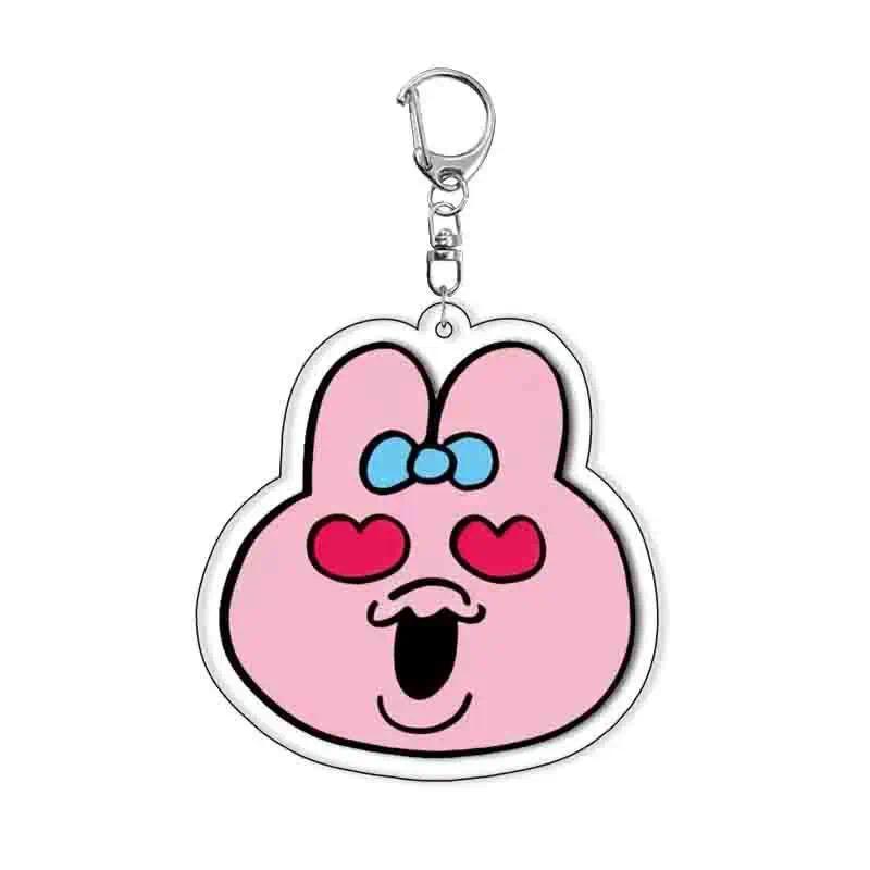 Cute Underpants-rabbit Pink Rabbit Lic Key Chain Cartoon Animal Hanging Face Keychain Móc Khóa In Theo Yêu Cầu, Chất Liệu Mica Trong Suốt In 2 Mặt , Dày 4mm 10 Cute Underpants-rabbit Pink Rabbit Lic Key Chain Cartoon Animal Hanging Face Keychain Móc Khóa In Theo Yêu Cầu, Chất Liệu Mica Trong Suốt In 2 Mặt , Dày 4mm - Ảnh 10