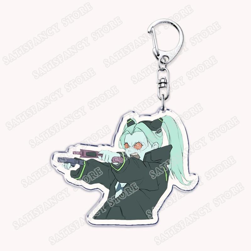 Cyberpunk Anime Keychain For Women, Edgerunners Rebecca Lucy Gloria Faraday Bag, For Fans And Móc Khóa In Theo Yêu Cầu, Chất Liệu Mica Trong Suốt In 2 Mặt , Dày 4mm 3 Cyberpunk Anime Keychain For Women, Edgerunners Rebecca Lucy Gloria Faraday Bag, For Fans And Móc Khóa In Theo Yêu Cầu, Chất Liệu Mica Trong Suốt In 2 Mặt , Dày 4mm - Ảnh 3
