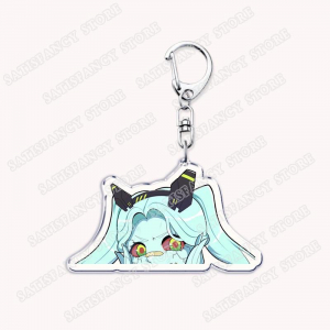Cyberpunk Anime Keychain For Women, Edgerunners Rebecca Lucy Gloria Faraday Bag, For Fans And Móc Khóa In Theo Yêu Cầu, Chất Liệu Mica Trong Suốt In 2 Mặt , Dày 4mm