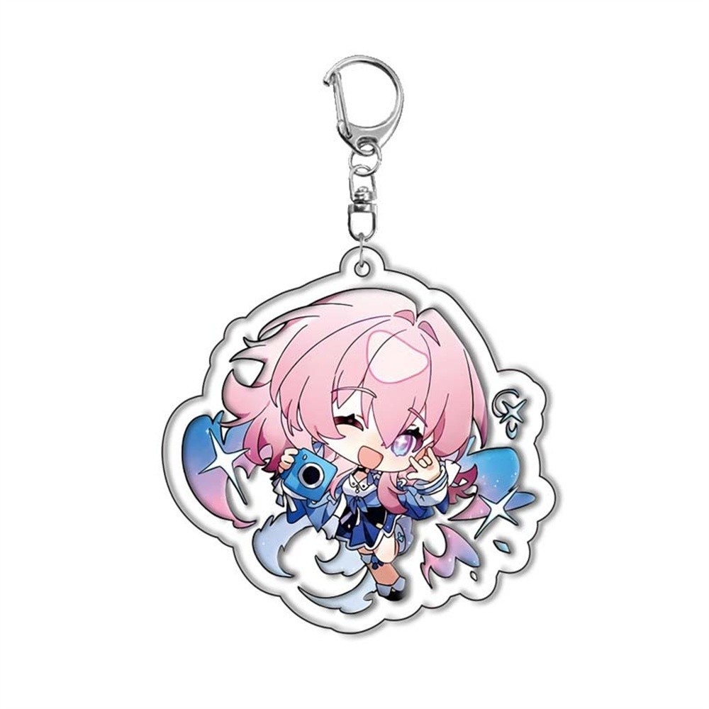 Dan Heng Railway Star Acrylic Keychain March 7 Characters Anime Cartoon Keychain Móc Khóa In Theo Yêu Cầu, Chất Liệu Mica Trong Suốt In 2 Mặt , Dày 4mm 7 Dan Heng Railway Star Acrylic Keychain March 7 Characters Anime Cartoon Keychain Móc Khóa In Theo Yêu Cầu, Chất Liệu Mica Trong Suốt In 2 Mặt , Dày 4mm - Ảnh 7