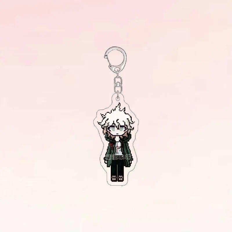 Danganronpa Anime Keychain Komaeda Nagito Keyring Kirigiri Kyouko Nanami Chiaki Acrylic Key Móc Khóa In Theo Yêu Cầu, Chất Liệu Mica Trong Suốt In 2 Mặt , Dày 4mm 6 Danganronpa Anime Keychain Komaeda Nagito Keyring Kirigiri Kyouko Nanami Chiaki Acrylic Key Móc Khóa In Theo Yêu Cầu, Chất Liệu Mica Trong Suốt In 2 Mặt , Dày 4mm - Ảnh 6