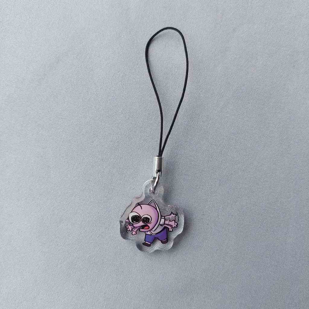 Dangling Friends Mini || Smiling Friends Phone Charm Móc Khóa In Theo Yêu Cầu, Chất Liệu Mica Trong Suốt In 2 Mặt , Dày 4mm 4 Dangling Friends Mini || Smiling Friends Phone Charm Móc Khóa In Theo Yêu Cầu, Chất Liệu Mica Trong Suốt In 2 Mặt , Dày 4mm - Ảnh 4