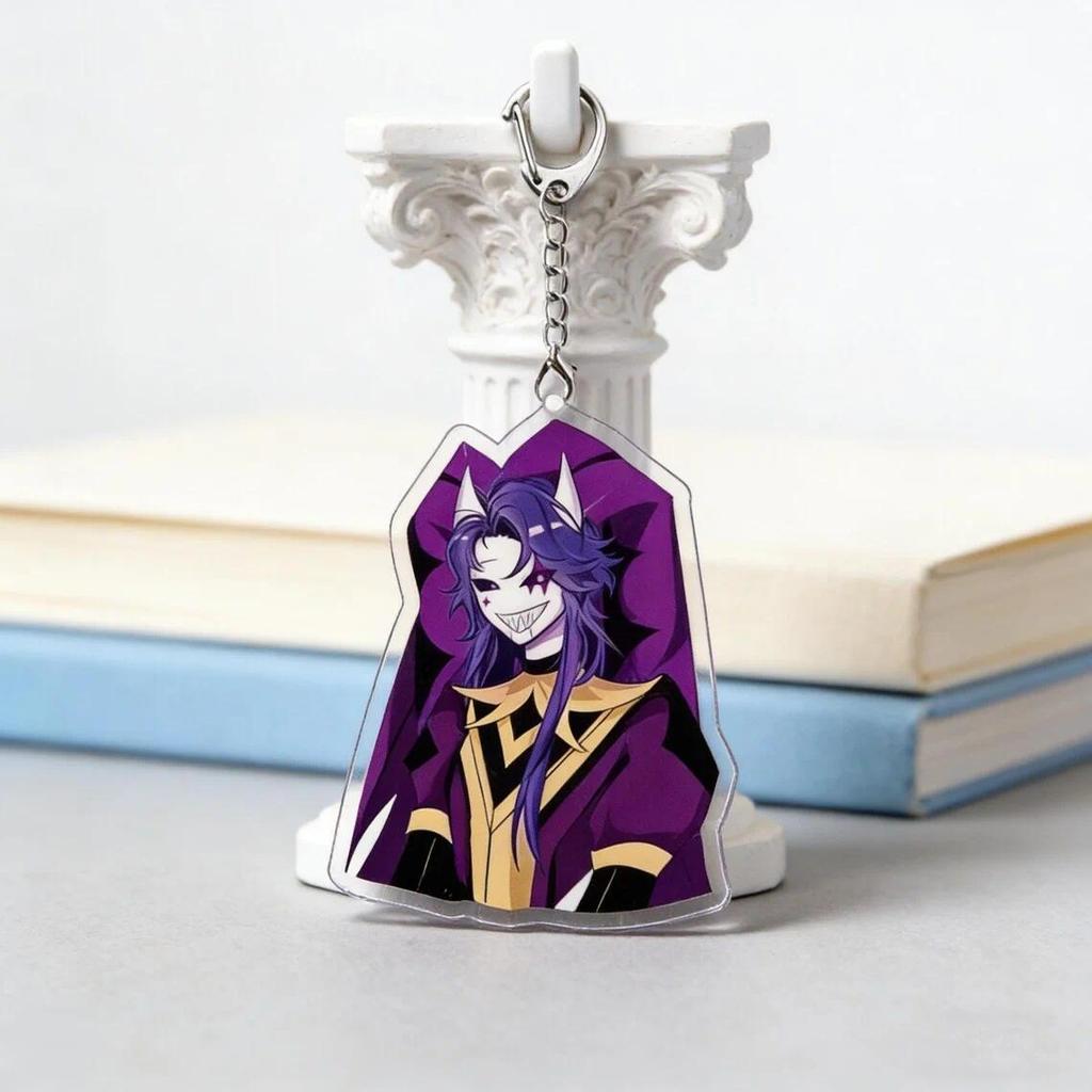 Dark Circus Jester Q Version Acrylic Clowncore Creepy Cute Backpack Charm T For Friends Móc Khóa In Theo Yêu Cầu, Chất Liệu Mica Trong Suốt In 2 Mặt , Dày 4mm 2 Dark Circus Jester Q Version Acrylic Clowncore Creepy Cute Backpack Charm T For Friends Móc Khóa In Theo Yêu Cầu, Chất Liệu Mica Trong Suốt In 2 Mặt , Dày 4mm - Ảnh 2