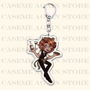 Dead Plate Game Keychains Vincent Charbonneau Rody Lamoree Mica Keychain Fans Friends Gaming Móc Khóa In Theo Yêu Cầu, Chất Liệu Mica Trong Suốt In 2 Mặt , Dày 4mm