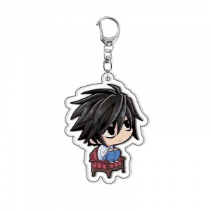 Death Note Anime Q Version Mica Keychain Key Chain Friend Mica Keychain New Accessories Móc Khóa In Theo Yêu Cầu, Chất Liệu Mica Trong Suốt In 2 Mặt , Dày 4mm