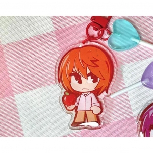 Death Note Charm Keychain Anime Key Ring Collectible Accessories Móc Khóa In Theo Yêu Cầu, Chất Liệu Mica Trong Suốt In 2 Mặt , Dày 4mm