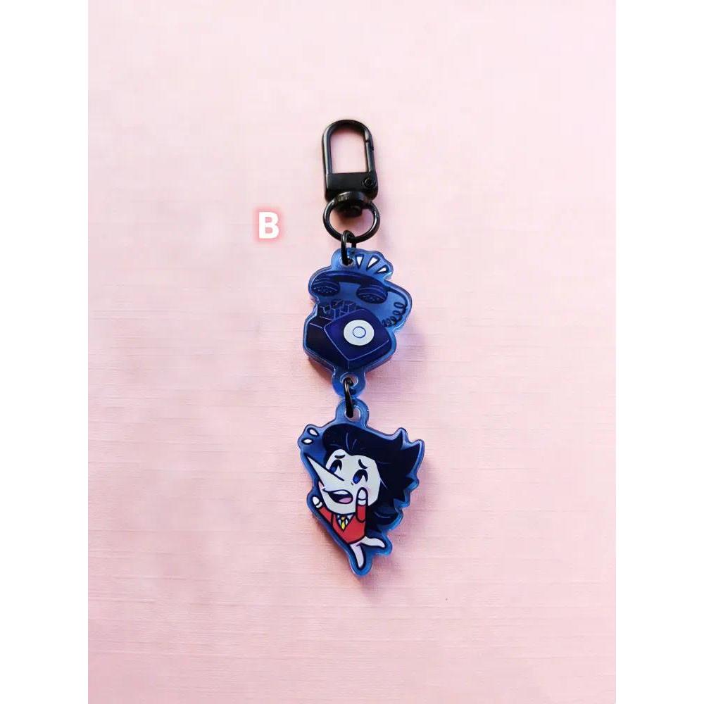 Deltarune Inspired Tenna And Spamton Linked Acrylic Keychains Cute Cartoon Game Character Móc Khóa In Theo Yêu Cầu, Chất Liệu Mica Trong Suốt In 2 Mặt , Dày 4mm 2 Deltarune Inspired Tenna And Spamton Linked Acrylic Keychains Cute Cartoon Game Character Móc Khóa In Theo Yêu Cầu, Chất Liệu Mica Trong Suốt In 2 Mặt , Dày 4mm - Ảnh 2