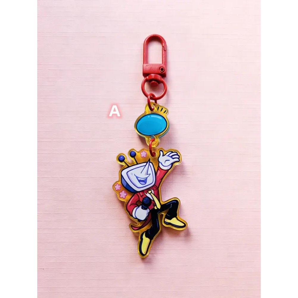 Deltarune Inspired Tenna And Spamton Linked Acrylic Keychains Cute Cartoon Game Character Móc Khóa In Theo Yêu Cầu, Chất Liệu Mica Trong Suốt In 2 Mặt , Dày 4mm 1 Deltarune Inspired Tenna And Spamton Linked Acrylic Keychains Cute Cartoon Game Character Móc Khóa In Theo Yêu Cầu, Chất Liệu Mica Trong Suốt In 2 Mặt , Dày 4mm