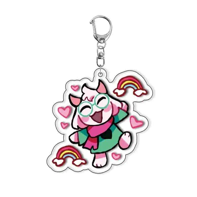 Deltarune Ralsei Merchandise Acrylic Keychain Lovely Mica Fun S Cute Creative Friends Keychain Móc Khóa In Theo Yêu Cầu, Chất Liệu Mica Trong Suốt In 2 Mặt , Dày 4mm 2 Deltarune Ralsei Merchandise Acrylic Keychain Lovely Mica Fun S Cute Creative Friends Keychain Móc Khóa In Theo Yêu Cầu, Chất Liệu Mica Trong Suốt In 2 Mặt , Dày 4mm - Ảnh 2