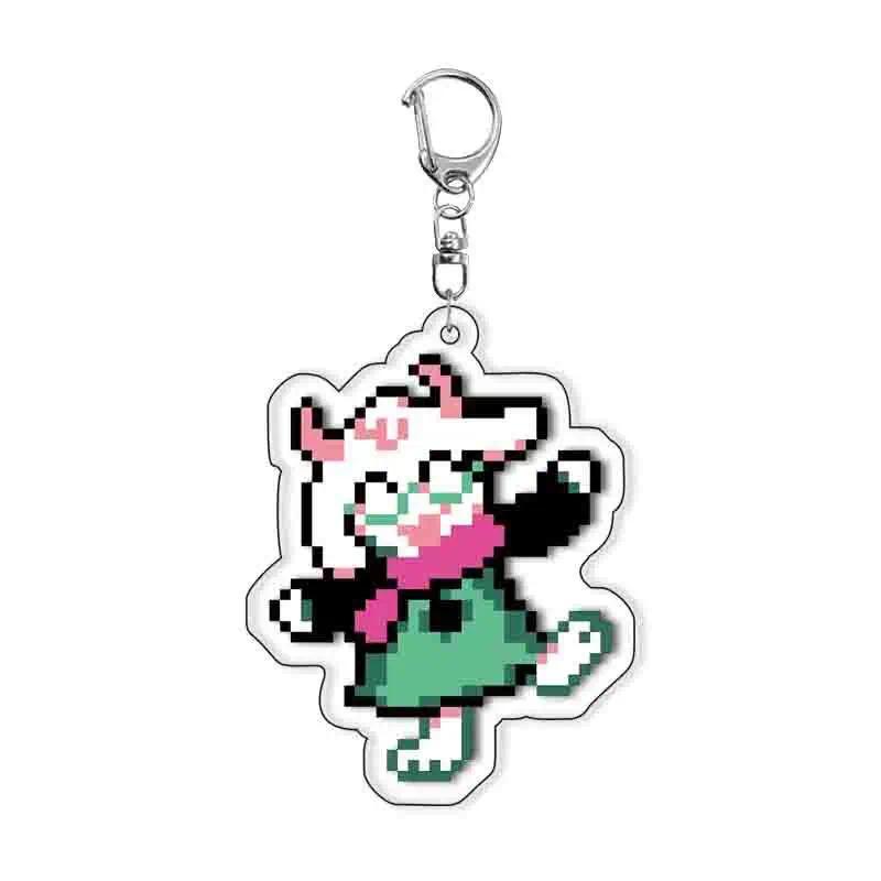 Deltarune Ralsei Merchandise Acrylic Keychain Lovely Mica Fun S Cute Creative Friends Keychain Móc Khóa In Theo Yêu Cầu, Chất Liệu Mica Trong Suốt In 2 Mặt , Dày 4mm 5 Deltarune Ralsei Merchandise Acrylic Keychain Lovely Mica Fun S Cute Creative Friends Keychain Móc Khóa In Theo Yêu Cầu, Chất Liệu Mica Trong Suốt In 2 Mặt , Dày 4mm - Ảnh 5