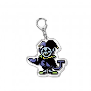 Deltarune Tenna New Acrylic Popular Refined Products Fun Keychain Bag Charms Hanging Face Q Móc Khóa In Theo Yêu Cầu, Chất Liệu Mica Trong Suốt In 2 Mặt , Dày 4mm