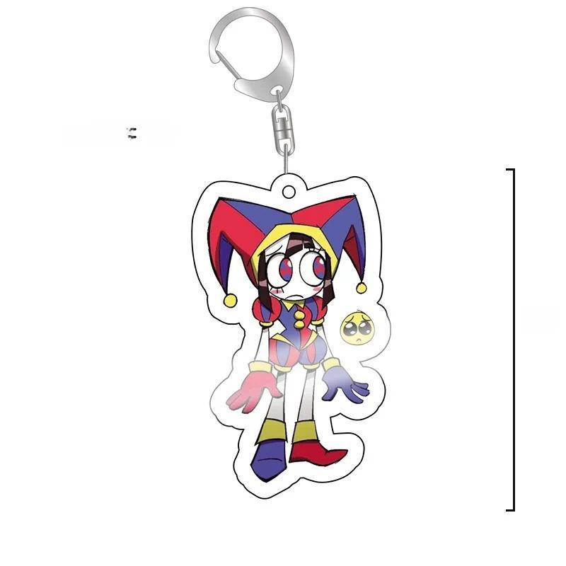 Digital Circus Magical Acrylic Baby Keychain Jewelry Campus Refined Product Cultural Móc Khóa In Theo Yêu Cầu, Chất Liệu Mica Trong Suốt In 2 Mặt , Dày 4mm 2 Digital Circus Magical Acrylic Baby Keychain Jewelry Campus Refined Product Cultural Móc Khóa In Theo Yêu Cầu, Chất Liệu Mica Trong Suốt In 2 Mặt , Dày 4mm - Ảnh 2