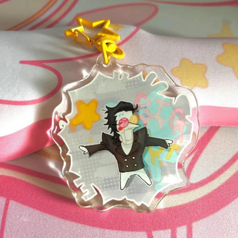Double Sided Tenna And Spamton Charm Acrylic Keychains Cute Cartoon Game Character Pendant Móc Khóa In Theo Yêu Cầu, Chất Liệu Mica Trong Suốt In 2 Mặt , Dày 4mm 1 Double Sided Tenna And Spamton Charm Acrylic Keychains Cute Cartoon Game Character Pendant Móc Khóa In Theo Yêu Cầu, Chất Liệu Mica Trong Suốt In 2 Mặt , Dày 4mm