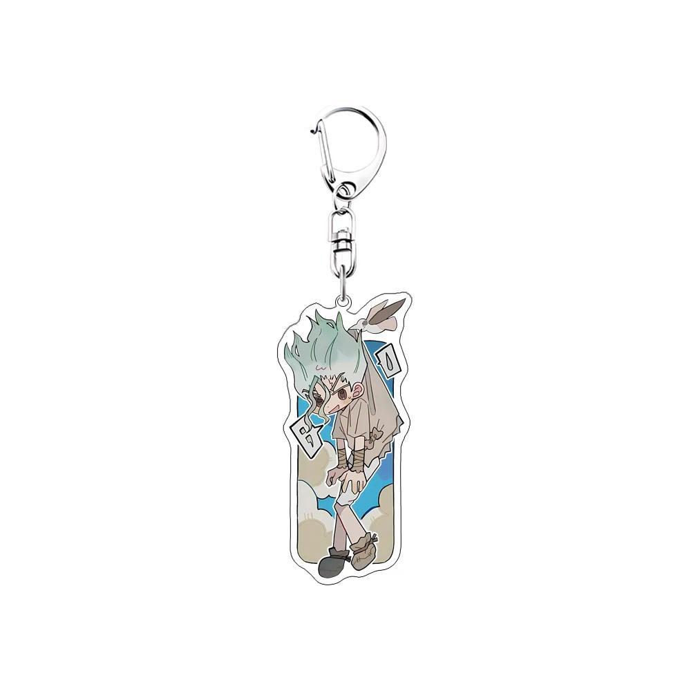 Dr. Stone Gen Asagiri Senku Gen 6cm Cute Anime Mica Keychain Holder Ornament Collection Decor Móc Khóa In Theo Yêu Cầu, Chất Liệu Mica Trong Suốt In 2 Mặt , Dày 4mm 10 Dr. Stone Gen Asagiri Senku Gen 6cm Cute Anime Mica Keychain Holder Ornament Collection Decor Móc Khóa In Theo Yêu Cầu, Chất Liệu Mica Trong Suốt In 2 Mặt , Dày 4mm - Ảnh 10