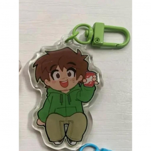 Eddsworld Main Four Keychain Anime Cartoon Character Keychain For Teens And Kids Collectible Móc Khóa In Theo Yêu Cầu, Chất Liệu Mica Trong Suốt In 2 Mặt , Dày 4mm
