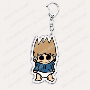 Eddsworld Tord Keychains Anime Comic Ringo Edds Tom Matt Paul Mica Gamers Keychain Móc Khóa In Theo Yêu Cầu, Chất Liệu Mica Trong Suốt In 2 Mặt , Dày 4mm