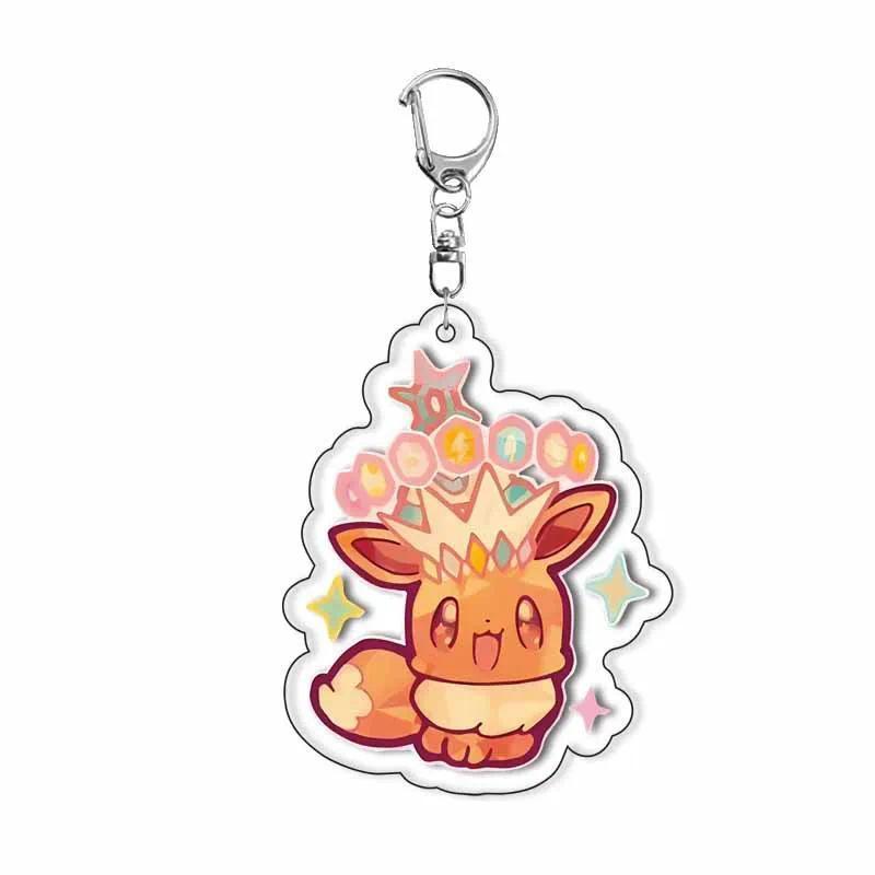 Eevee Pokémon Popular Pocket Monsters Acrylic Key Chain Jewelry Bag Charms Pendant Game Móc Khóa In Theo Yêu Cầu, Chất Liệu Mica Trong Suốt In 2 Mặt , Dày 4mm 4 Eevee Pokémon Popular Pocket Monsters Acrylic Key Chain Jewelry Bag Charms Pendant Game Móc Khóa In Theo Yêu Cầu, Chất Liệu Mica Trong Suốt In 2 Mặt , Dày 4mm - Ảnh 4