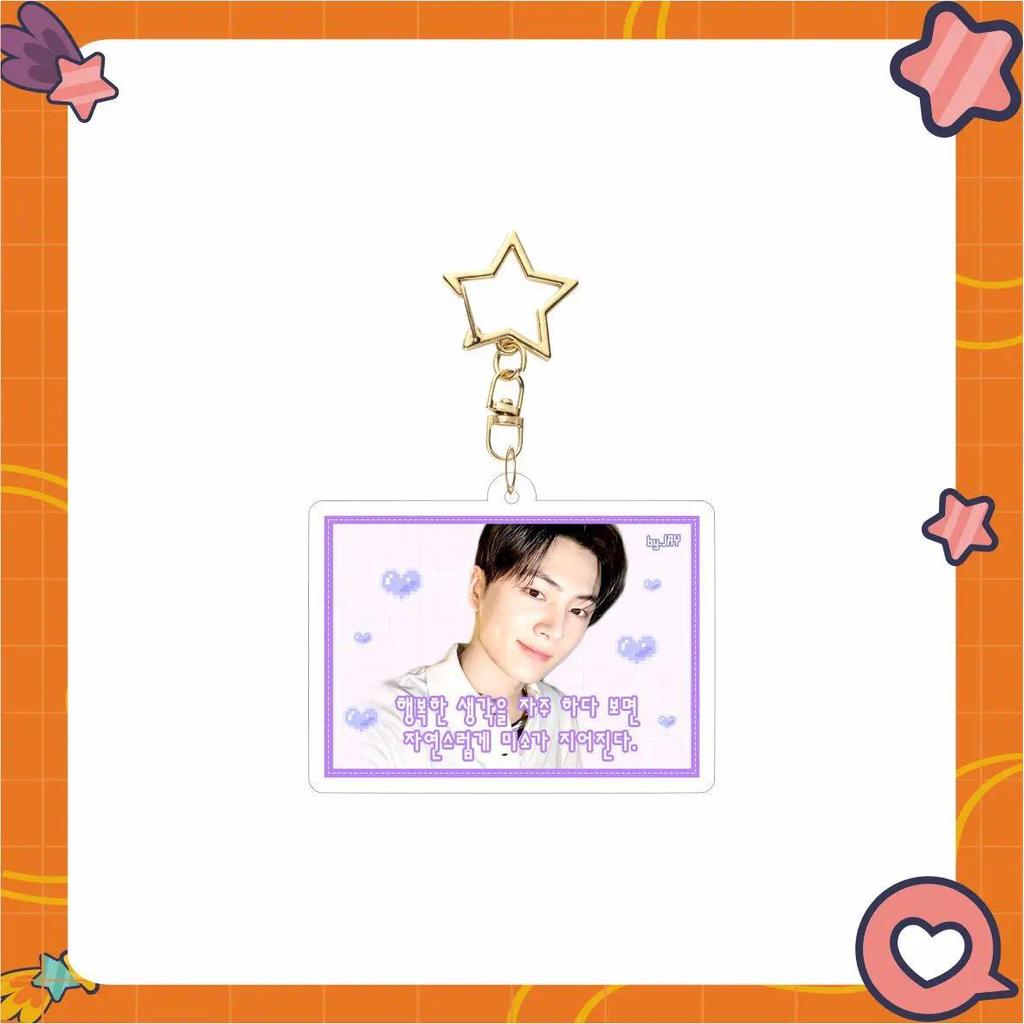 En Boys Kpop Visual Star Mica Keychain Trendy Idol Hanging Face Charm Male Idol Hanging Face Móc Khóa In Theo Yêu Cầu, Chất Liệu Mica Trong Suốt In 2 Mặt , Dày 4mm 3 En Boys Kpop Visual Star Mica Keychain Trendy Idol Hanging Face Charm Male Idol Hanging Face Móc Khóa In Theo Yêu Cầu, Chất Liệu Mica Trong Suốt In 2 Mặt , Dày 4mm - Ảnh 3
