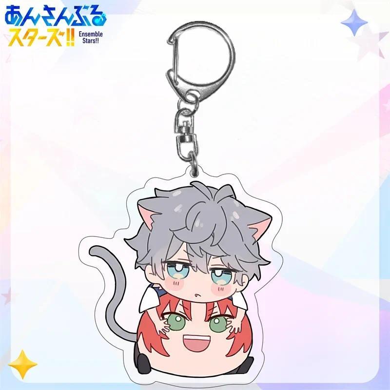 Ensemble Stars 6cm Figure Keychain Sakuma Rei Hakaze Kaoru Cosplay Lic Key Chains Animation Móc Khóa In Theo Yêu Cầu, Chất Liệu Mica Trong Suốt In 2 Mặt , Dày 4mm 2 Ensemble Stars 6cm Figure Keychain Sakuma Rei Hakaze Kaoru Cosplay Lic Key Chains Animation Móc Khóa In Theo Yêu Cầu, Chất Liệu Mica Trong Suốt In 2 Mặt , Dày 4mm - Ảnh 2