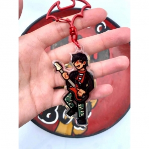 Fall Out Boy 16 Candles Epoxy Resin Keychain Collectible Pendants Unisex Fandom Jewelry For Móc Khóa In Theo Yêu Cầu, Chất Liệu Mica Trong Suốt In 2 Mặt , Dày 4mm