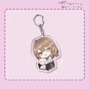 Fashion Anime Alya Sometimes Hides Her Feelings In Russian Cosplay Mica Backpack Keychain Móc Khóa In Theo Yêu Cầu, Chất Liệu Mica Trong Suốt In 2 Mặt , Dày 4mm