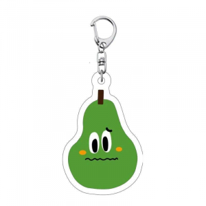 Fashion Star Combination Cute Cartoon Mica Keychain Hanging Face Backpack Car Key Accessories Móc Khóa In Theo Yêu Cầu, Chất Liệu Mica Trong Suốt In 2 Mặt , Dày 4mm