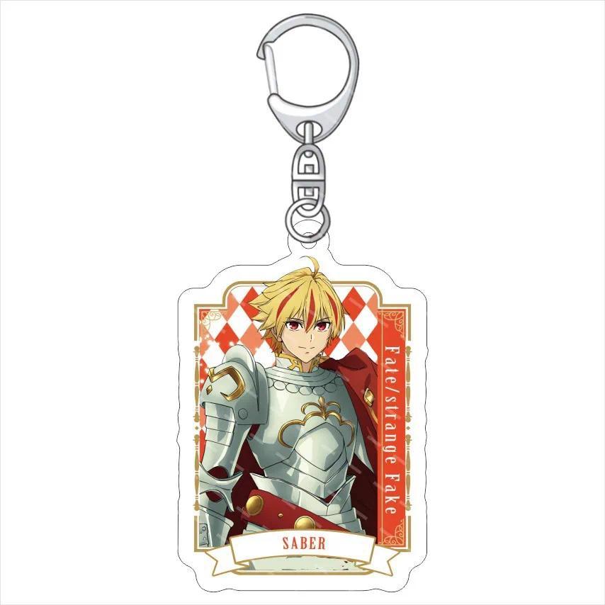 Fate/strange Fake Anime Related Girls Key Chain Transparent Mica Cartoon Móc Khóa In Theo Yêu Cầu, Chất Liệu Mica Trong Suốt In 2 Mặt , Dày 4mm 2 Fate/strange Fake Anime Related Girls Key Chain Transparent Mica Cartoon Móc Khóa In Theo Yêu Cầu, Chất Liệu Mica Trong Suốt In 2 Mặt , Dày 4mm - Ảnh 2