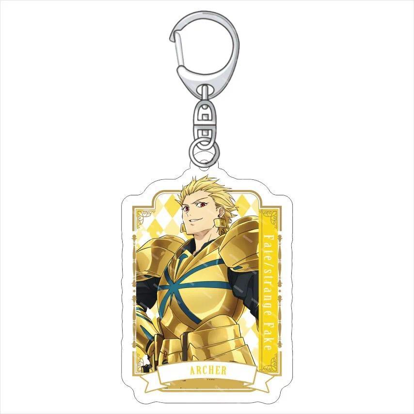 Fate/strange Fake Anime Related Girls Key Chain Transparent Mica Cartoon Móc Khóa In Theo Yêu Cầu, Chất Liệu Mica Trong Suốt In 2 Mặt , Dày 4mm 1 Fate/strange Fake Anime Related Girls Key Chain Transparent Mica Cartoon Móc Khóa In Theo Yêu Cầu, Chất Liệu Mica Trong Suốt In 2 Mặt , Dày 4mm