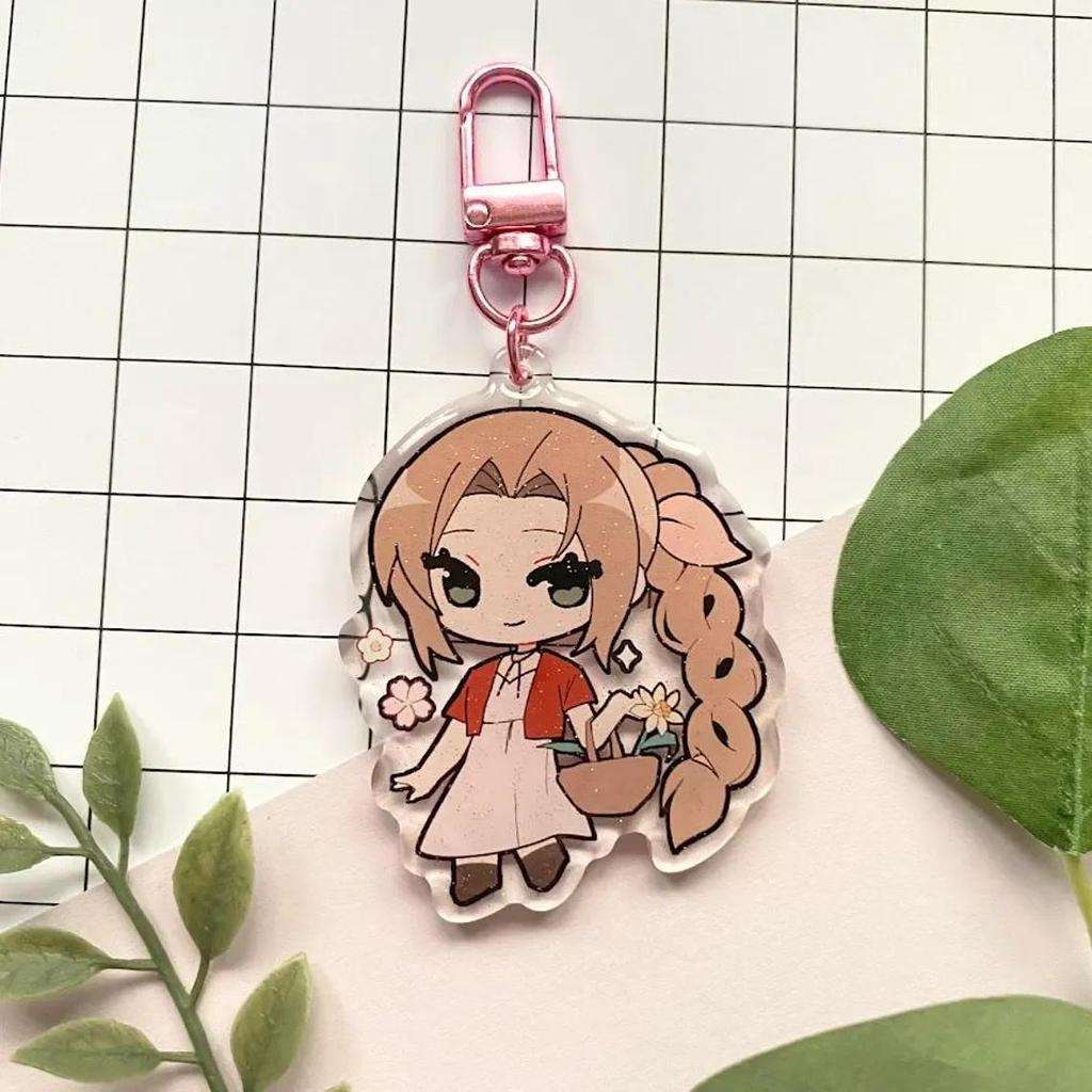 Final Fantasy 7 Remake Acrylic Charm 2.5 Inch Cloud Sephiroth Tifa Aerith Keychain Móc Khóa In Theo Yêu Cầu, Chất Liệu Mica Trong Suốt In 2 Mặt , Dày 4mm 3 Final Fantasy 7 Remake Acrylic Charm 2.5 Inch Cloud Sephiroth Tifa Aerith Keychain Móc Khóa In Theo Yêu Cầu, Chất Liệu Mica Trong Suốt In 2 Mặt , Dày 4mm - Ảnh 3