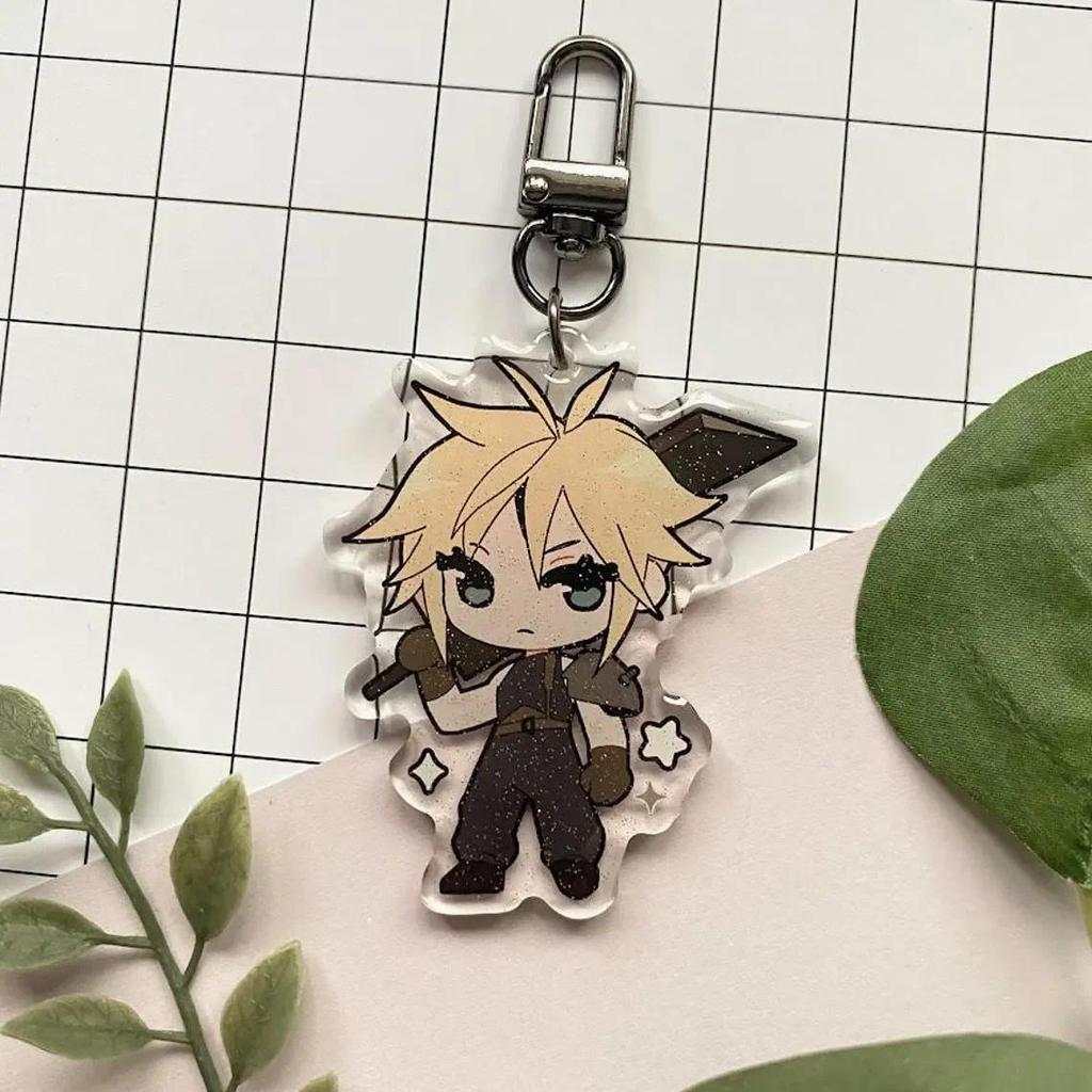 Final Fantasy 7 Remake Acrylic Charm 2.5 Inch Cloud Sephiroth Tifa Aerith Keychain Móc Khóa In Theo Yêu Cầu, Chất Liệu Mica Trong Suốt In 2 Mặt , Dày 4mm 4 Final Fantasy 7 Remake Acrylic Charm 2.5 Inch Cloud Sephiroth Tifa Aerith Keychain Móc Khóa In Theo Yêu Cầu, Chất Liệu Mica Trong Suốt In 2 Mặt , Dày 4mm - Ảnh 4