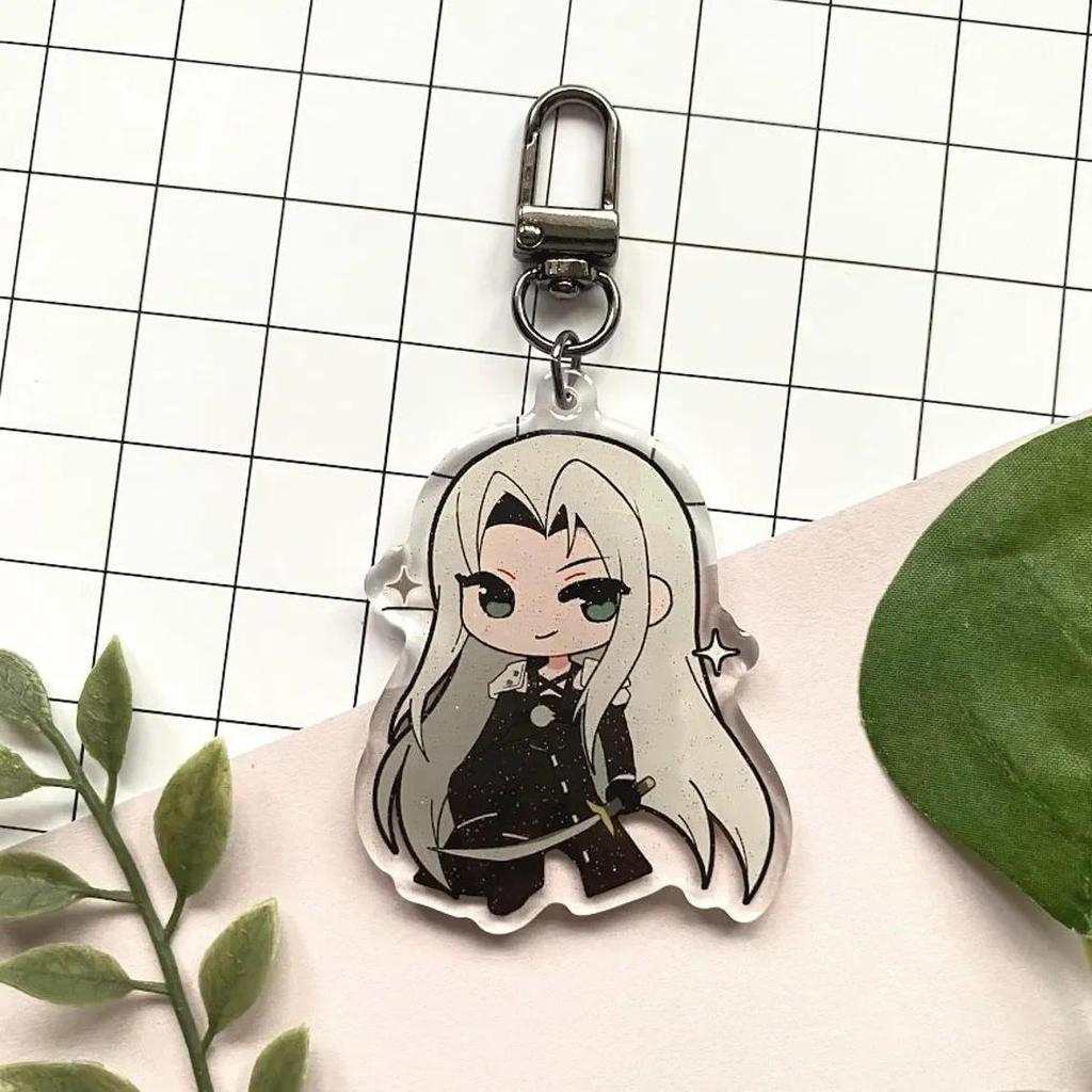 Final Fantasy 7 Remake Acrylic Charm 2.5 Inch Cloud Sephiroth Tifa Aerith Keychain Móc Khóa In Theo Yêu Cầu, Chất Liệu Mica Trong Suốt In 2 Mặt , Dày 4mm 1 Final Fantasy 7 Remake Acrylic Charm 2.5 Inch Cloud Sephiroth Tifa Aerith Keychain Móc Khóa In Theo Yêu Cầu, Chất Liệu Mica Trong Suốt In 2 Mặt , Dày 4mm
