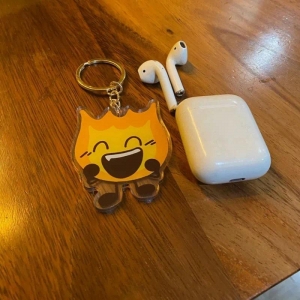 Firey Bfdi Acrylic Keychain - Bfdi - Battle For Dream Island - Bfb - Battle For Bfb - Object Móc Khóa In Theo Yêu Cầu, Chất Liệu Mica Trong Suốt In 2 Mặt , Dày 4mm