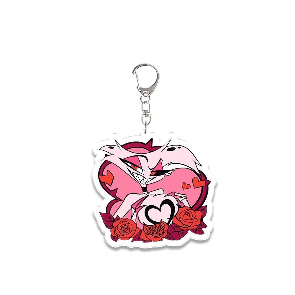 For Ad Husk Vox Charlie Vaggie Anime Peripheral Cute Backpack Pendant Festival Gift Ornament Móc Khóa In Theo Yêu Cầu, Chất Liệu Mica Trong Suốt In 2 Mặt , Dày 4mm 2 For Ad Husk Vox Charlie Vaggie Anime Peripheral Cute Backpack Pendant Festival Gift Ornament Móc Khóa In Theo Yêu Cầu, Chất Liệu Mica Trong Suốt In 2 Mặt , Dày 4mm - Ảnh 2