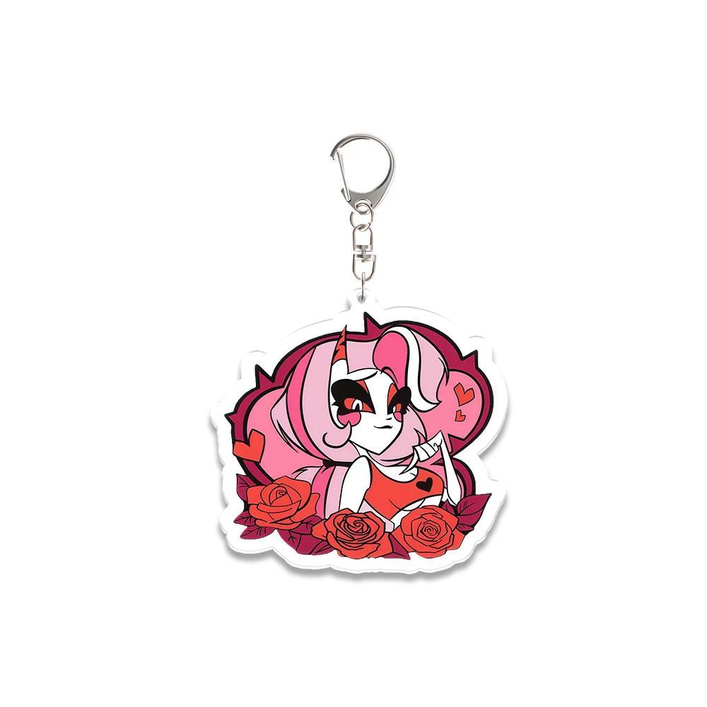 For Ad Husk Vox Charlie Vaggie Anime Peripheral Cute Backpack Pendant Festival Gift Ornament Móc Khóa In Theo Yêu Cầu, Chất Liệu Mica Trong Suốt In 2 Mặt , Dày 4mm 10 For Ad Husk Vox Charlie Vaggie Anime Peripheral Cute Backpack Pendant Festival Gift Ornament Móc Khóa In Theo Yêu Cầu, Chất Liệu Mica Trong Suốt In 2 Mặt , Dày 4mm - Ảnh 10