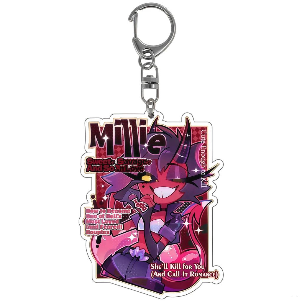 For Blitzø Millie Moxxie Loona Octavia Stolas Acrylic Keychain Anime Backpack Pendant Móc Khóa In Theo Yêu Cầu, Chất Liệu Mica Trong Suốt In 2 Mặt , Dày 4mm 7 For Blitzø Millie Moxxie Loona Octavia Stolas Acrylic Keychain Anime Backpack Pendant Móc Khóa In Theo Yêu Cầu, Chất Liệu Mica Trong Suốt In 2 Mặt , Dày 4mm - Ảnh 7