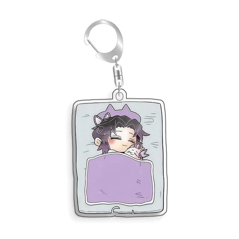 For Demon Slayer Genya Hinazugawa Mitsuri Kanroji Obanai Iguro Acrylic Selfmade Cartoon Anime Móc Khóa In Theo Yêu Cầu, Chất Liệu Mica Trong Suốt In 2 Mặt , Dày 4mm 6 For Demon Slayer Genya Hinazugawa Mitsuri Kanroji Obanai Iguro Acrylic Selfmade Cartoon Anime Móc Khóa In Theo Yêu Cầu, Chất Liệu Mica Trong Suốt In 2 Mặt , Dày 4mm - Ảnh 6