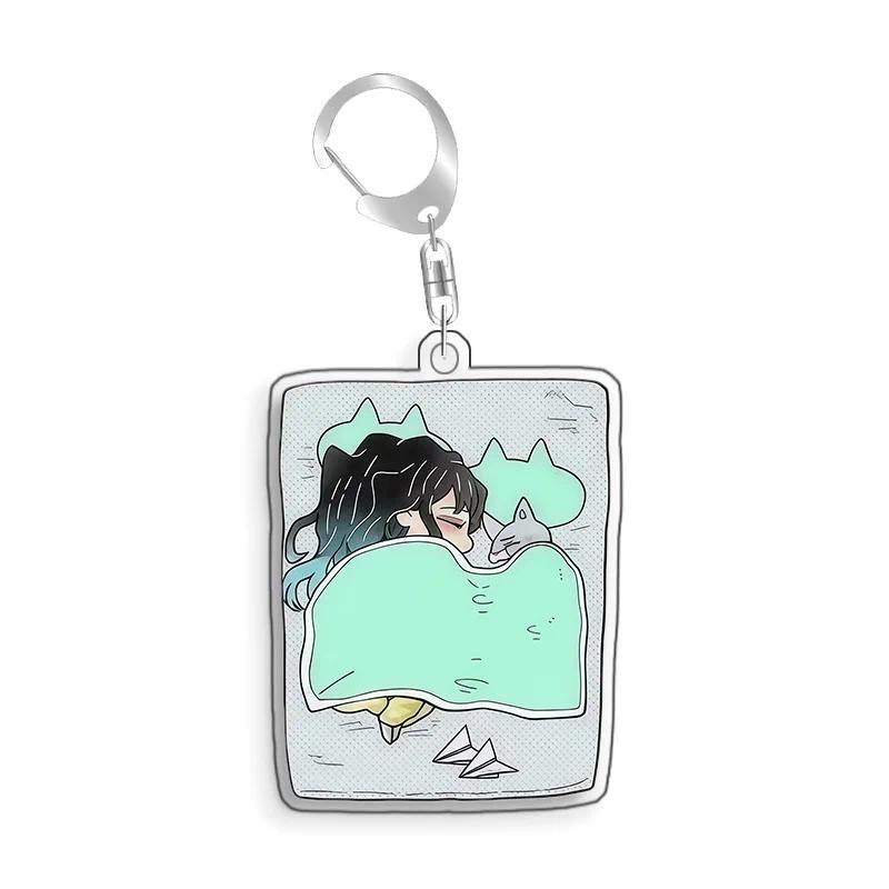For Demon Slayer Genya Hinazugawa Mitsuri Kanroji Obanai Iguro Acrylic Selfmade Cartoon Anime Móc Khóa In Theo Yêu Cầu, Chất Liệu Mica Trong Suốt In 2 Mặt , Dày 4mm 9 For Demon Slayer Genya Hinazugawa Mitsuri Kanroji Obanai Iguro Acrylic Selfmade Cartoon Anime Móc Khóa In Theo Yêu Cầu, Chất Liệu Mica Trong Suốt In 2 Mặt , Dày 4mm - Ảnh 9