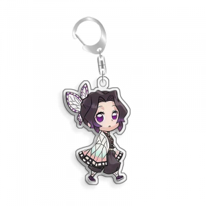 For Demon Slayer Genya Hinazugawa Mitsuri Kanroji Obanai Iguro Acrylic Selfmade Cartoon Anime Móc Khóa In Theo Yêu Cầu, Chất Liệu Mica Trong Suốt In 2 Mặt , Dày 4mm