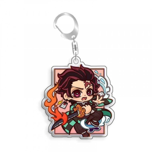 For Demon Slayer Hashibira Inosuke Kochou Shinobu Kamado Tanjirou Acrylic Selfmademica Anime Móc Khóa In Theo Yêu Cầu, Chất Liệu Mica Trong Suốt In 2 Mặt , Dày 4mm